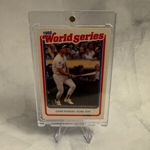 1988 World Series No. 8 of 12 Baseball Card Item #ME6191